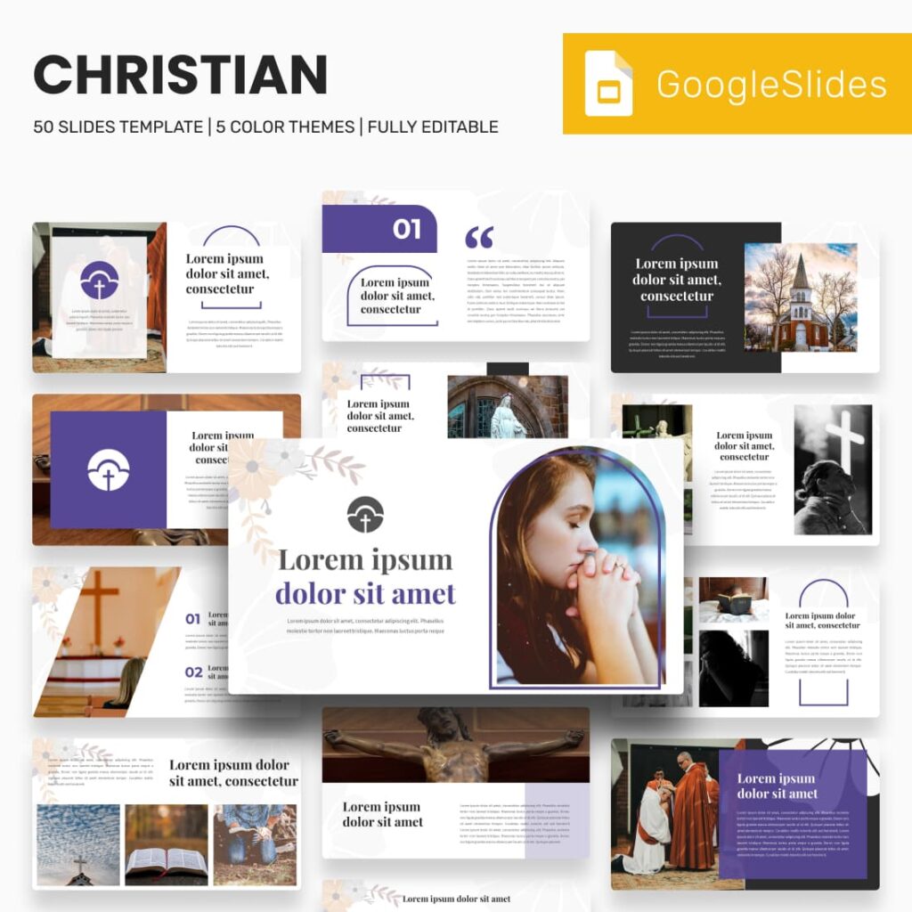 Christian Presentation Google Slides Theme – MasterBundles