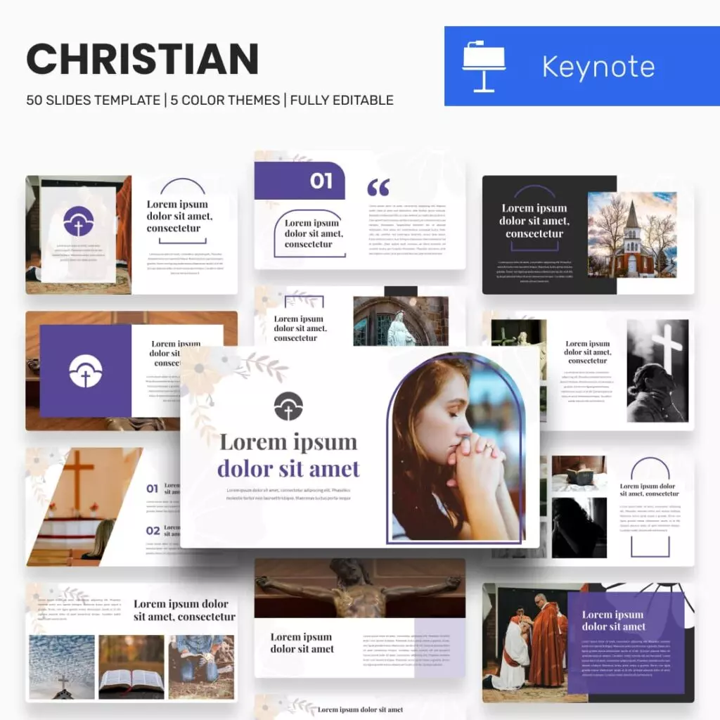 Christian Presentation Keynote Template MasterBundles