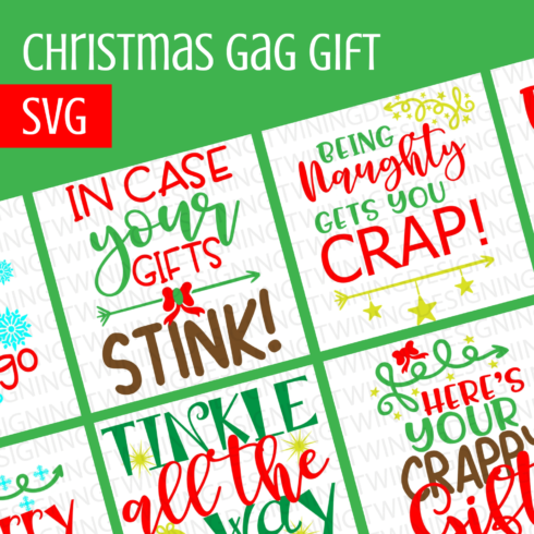 Christmas Gag Gift Svg.