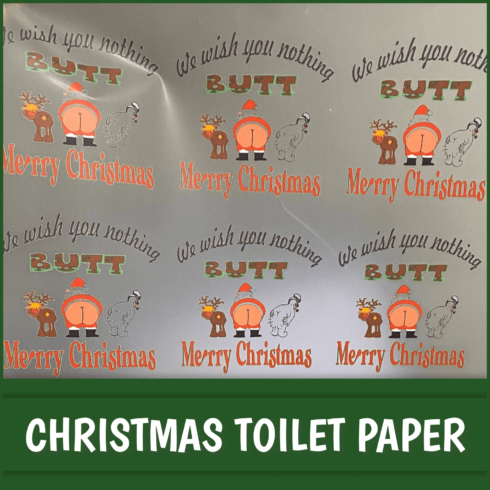 Christmas Toilet Paper Digital Download.