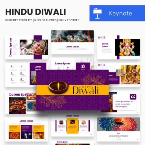 Hindu keynote template Example.