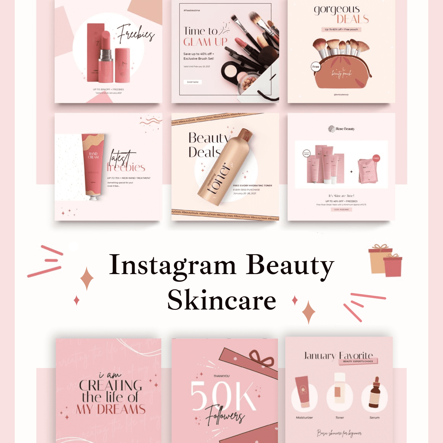 Instagram Beauty Skincare CANVA PS.