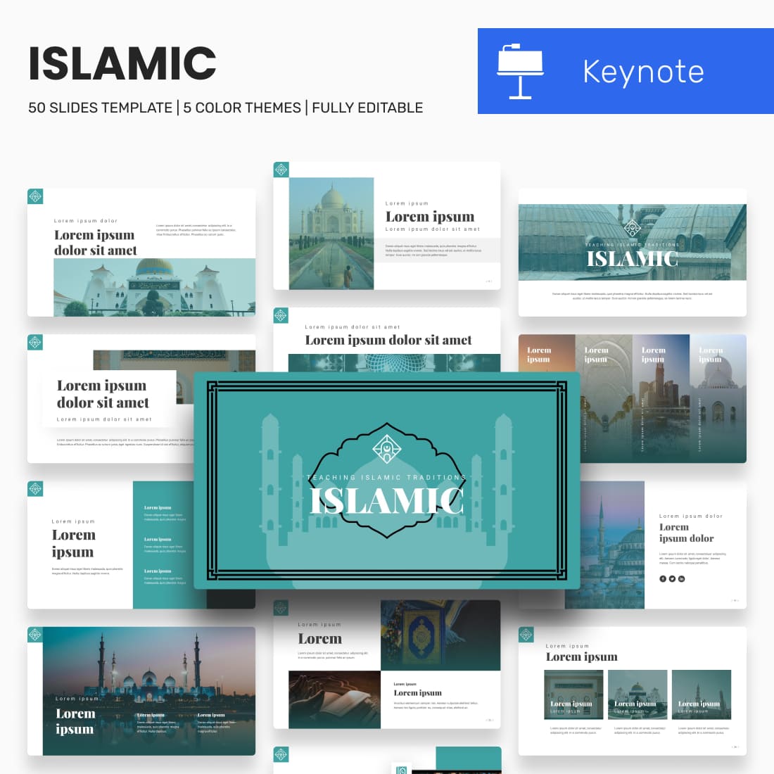 Islamic keynote template.