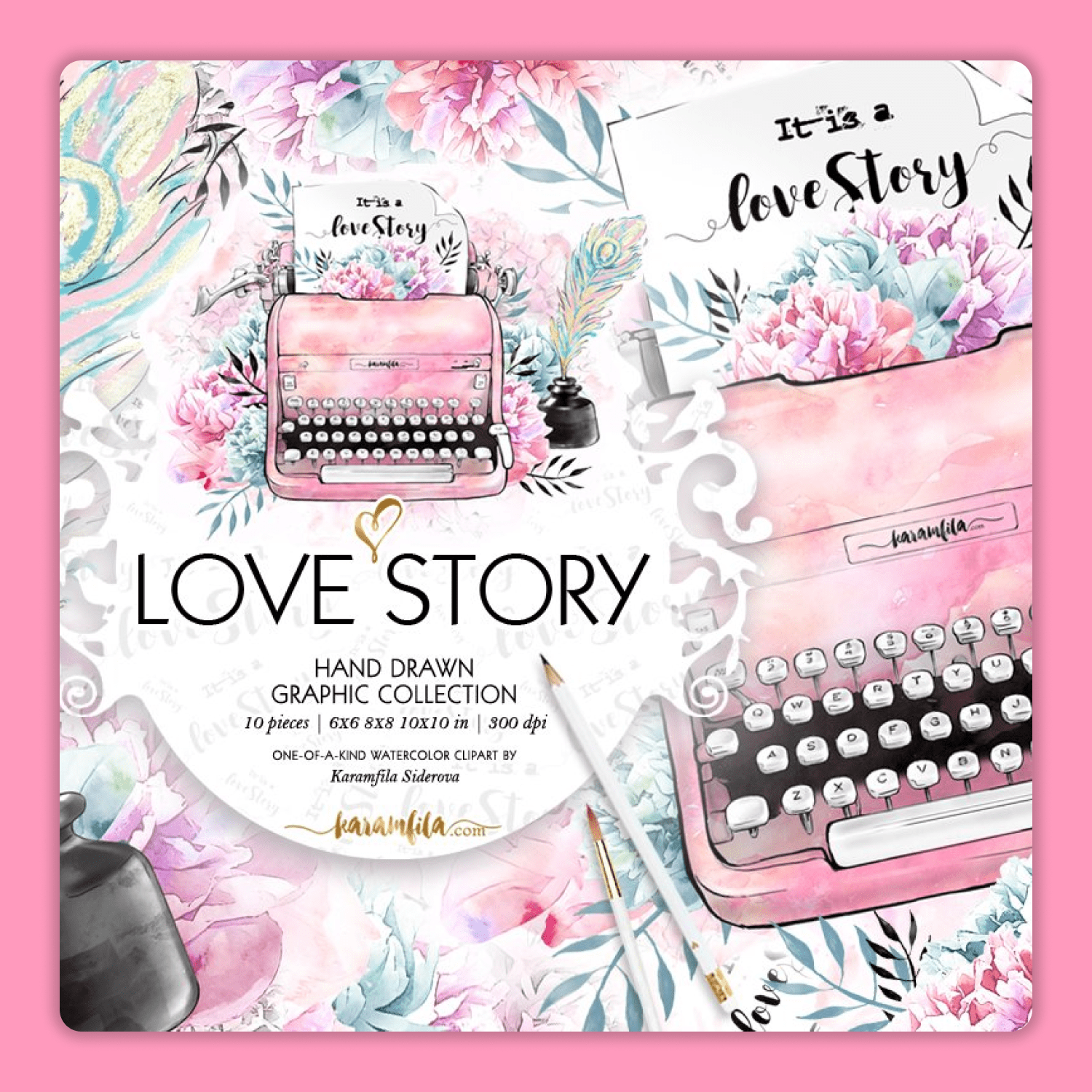 Love Story Clipart.