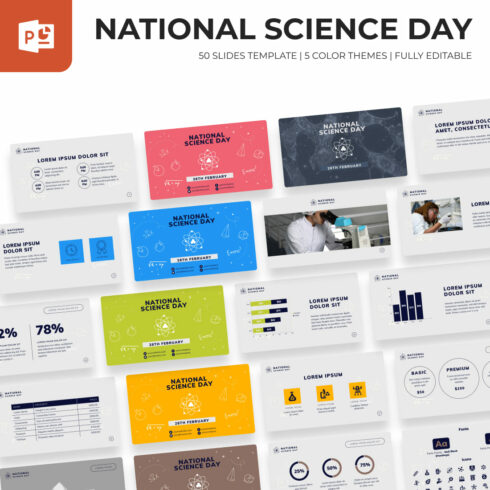 National Science Day Powerpoint Template.