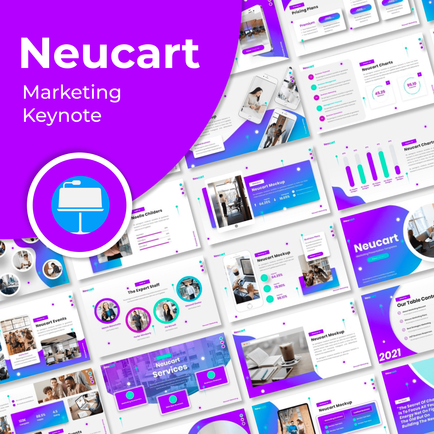 Neucart marketing keynote cover.