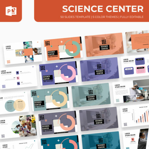 Science Center Powerpoint Template.