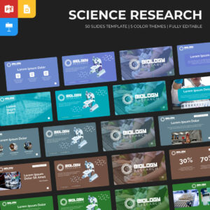 Science Research Presentation Template.