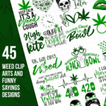 Weed SVG Bundle - Marijuana SVG Dope.