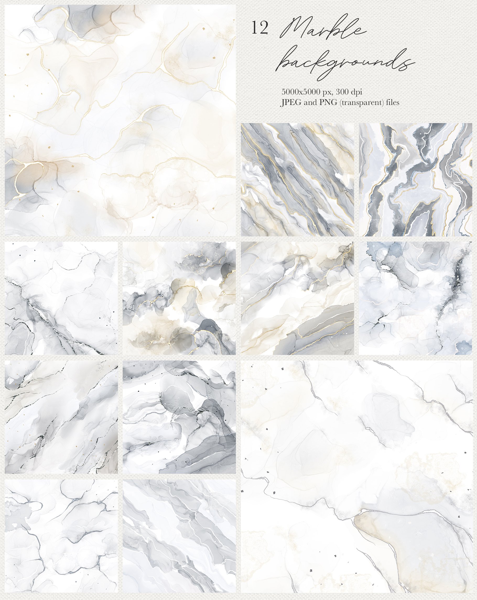 Premium light marble backgrounds.