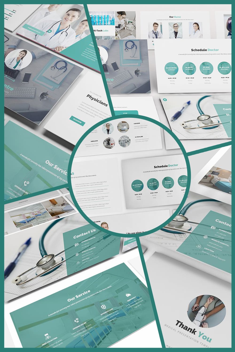 Medical Powerpoint Template is made with simple, clean and minimalist design concept. 