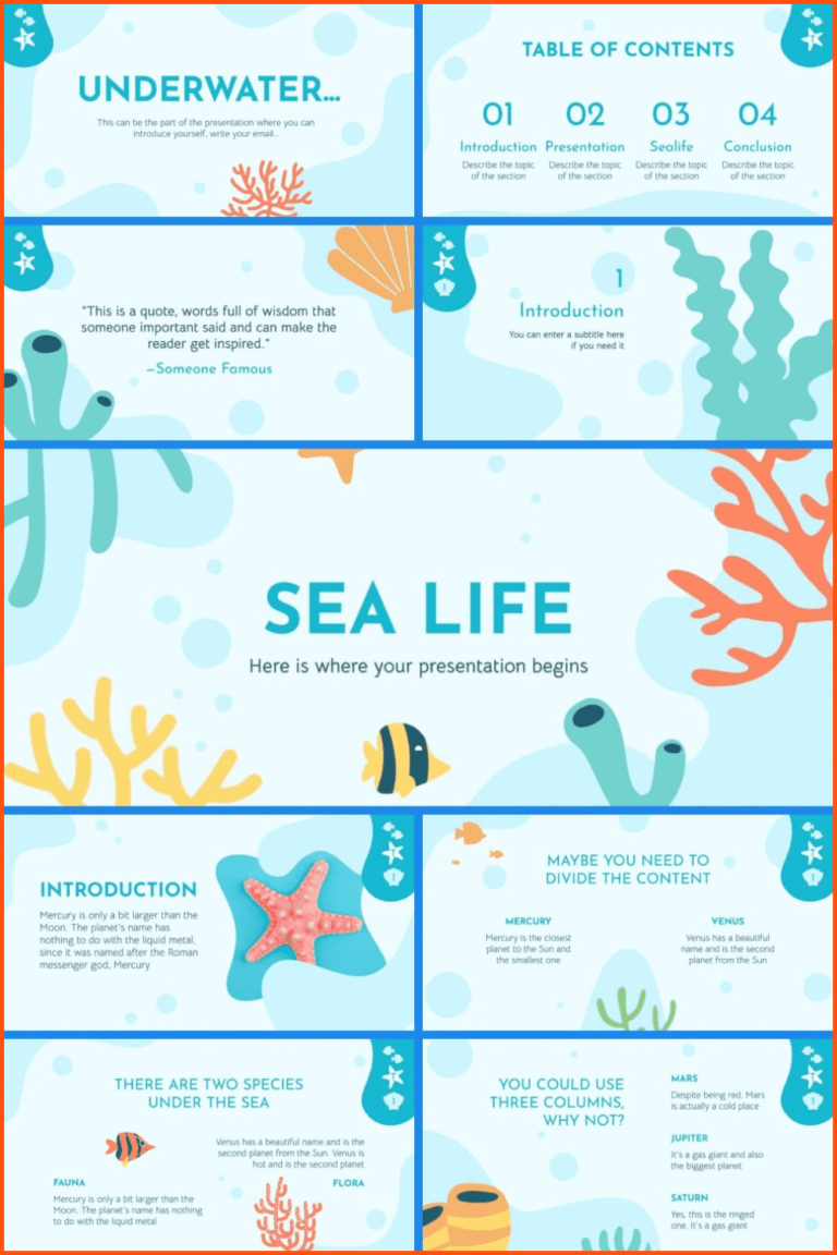 10+ Best Ocean Google Slides and PowerPoint Themes for 2022