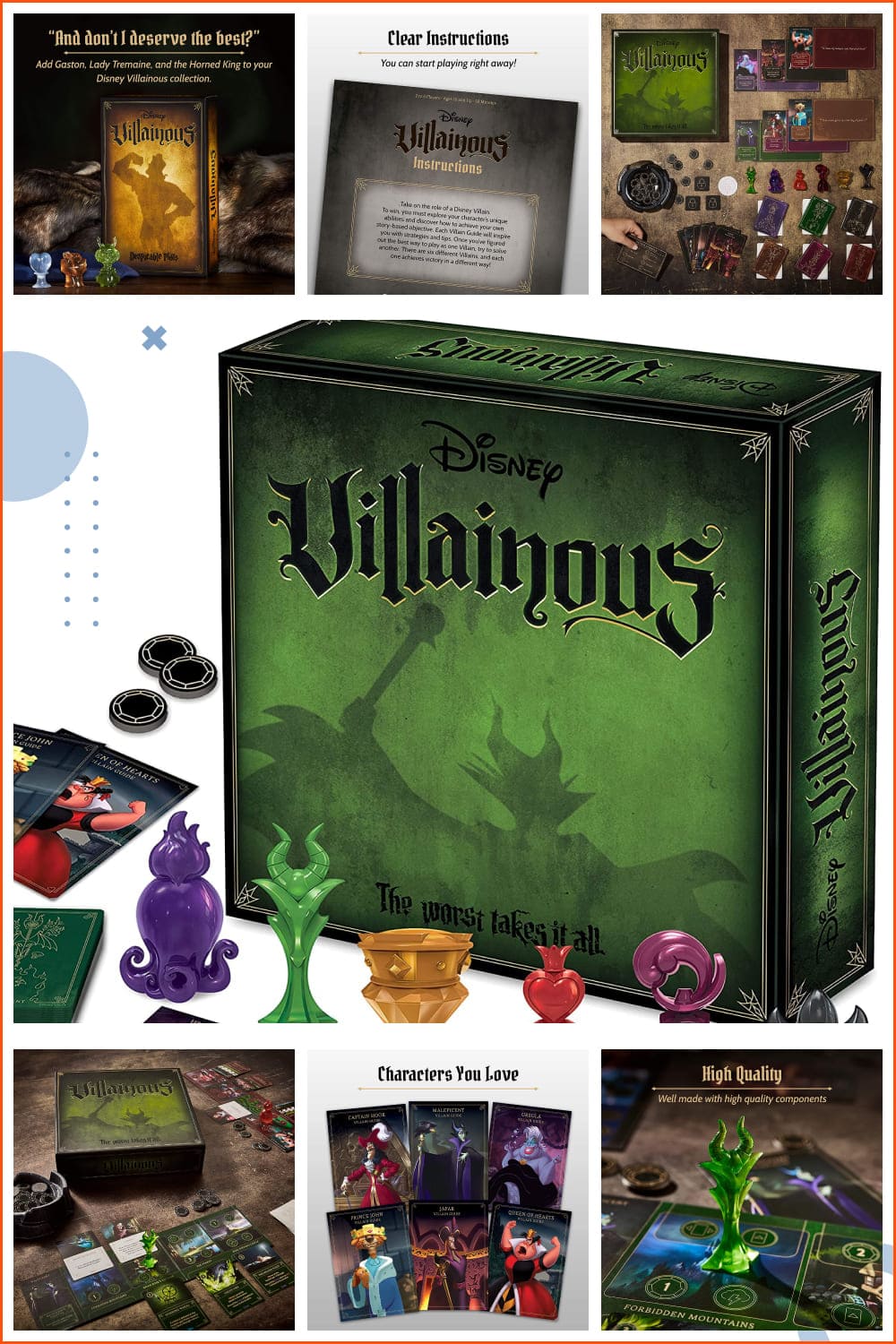 Ravensburger Disney Villainous Strategy Board Game.