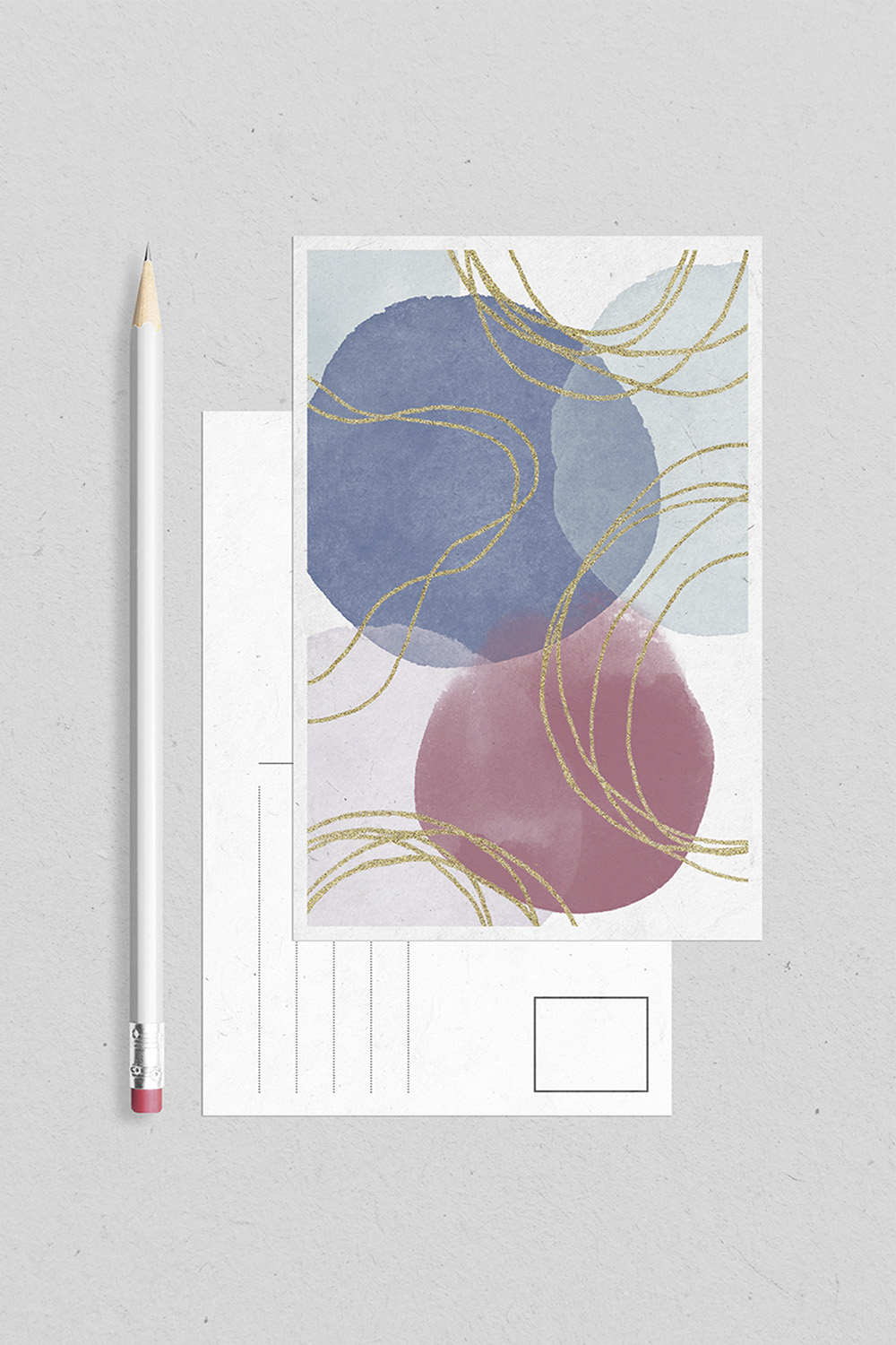 Peace of Mind Abstract Watercolor Shapes Collection pinterest.