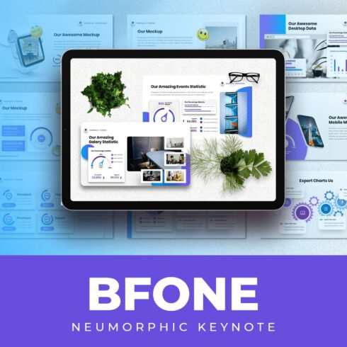 Bfone - Neumorphic Keynote.