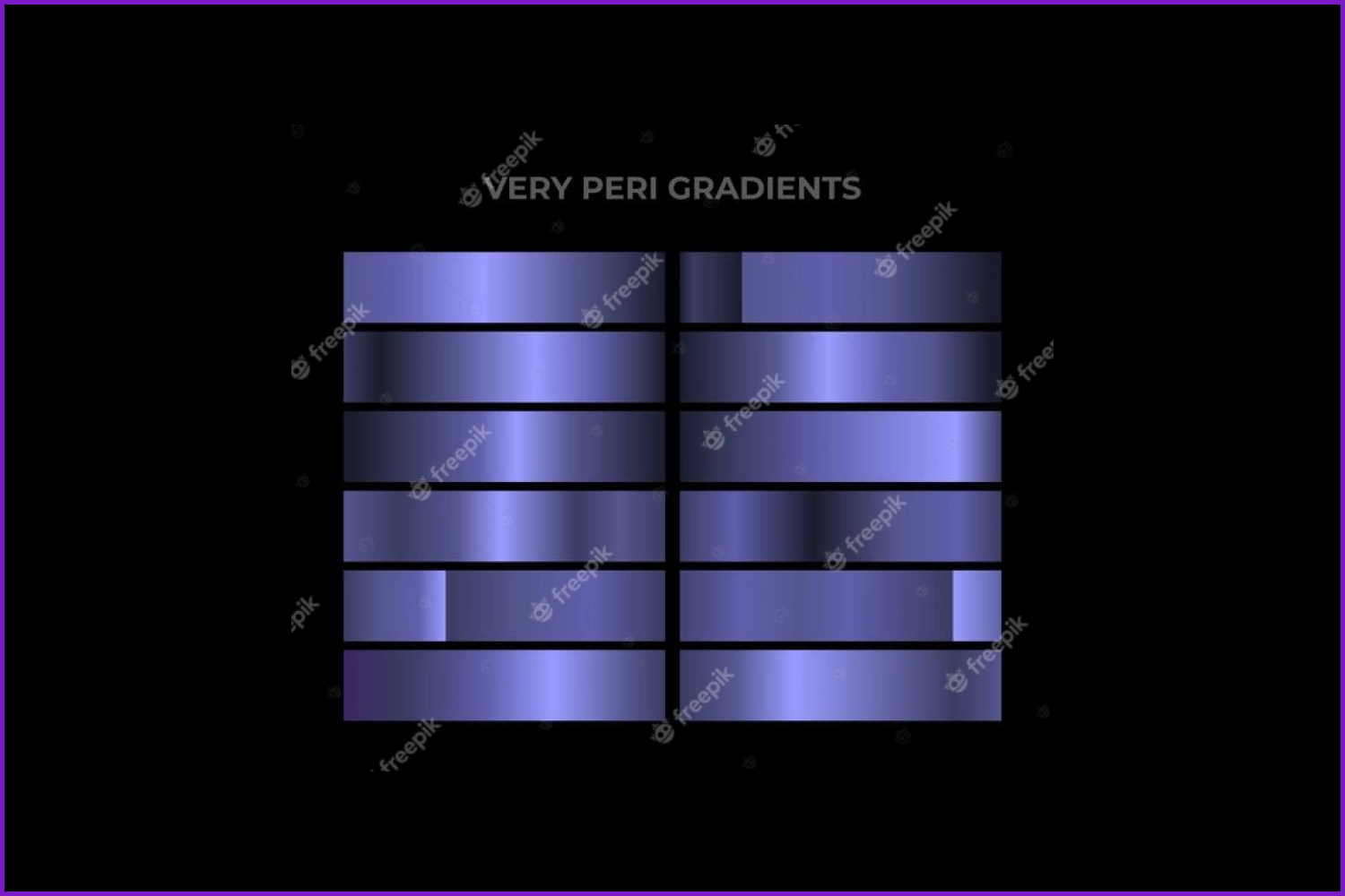 Very peri gradients.