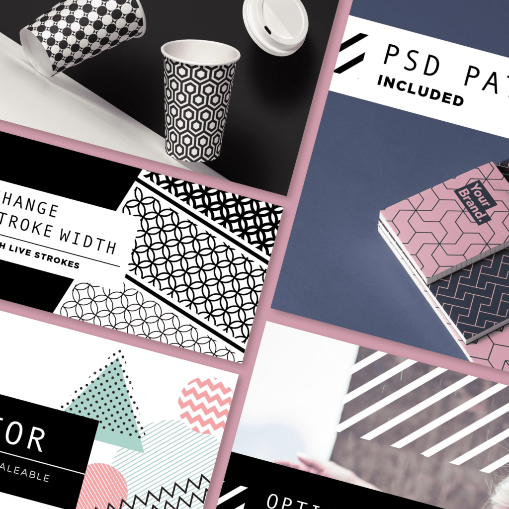 650 ESSENTIAL Vector Patterns – MasterBundles