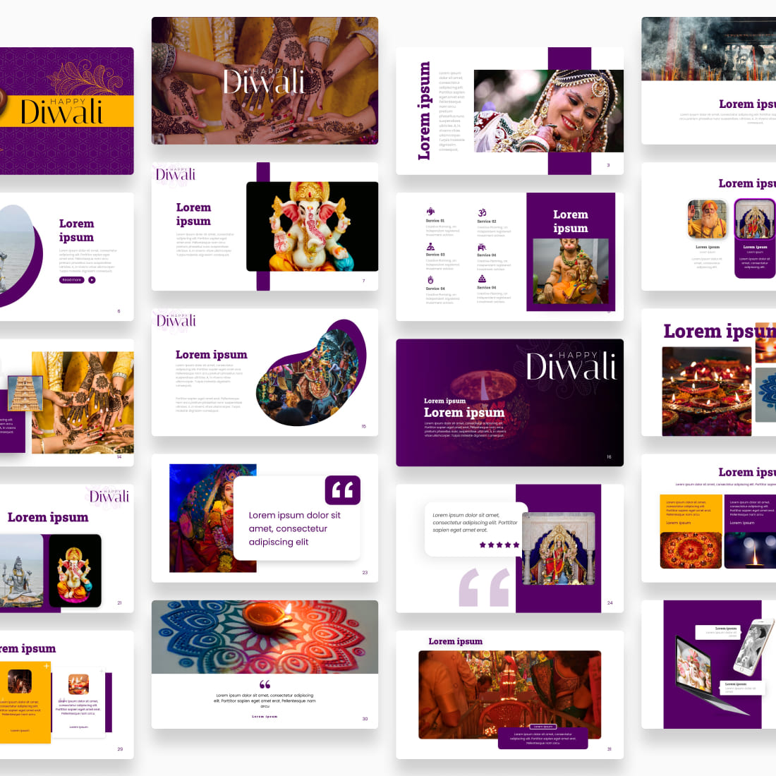 Hindu presentation template.