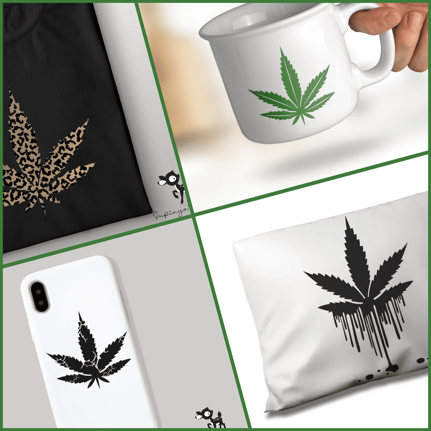 Marijuana SVG Bundle cover.