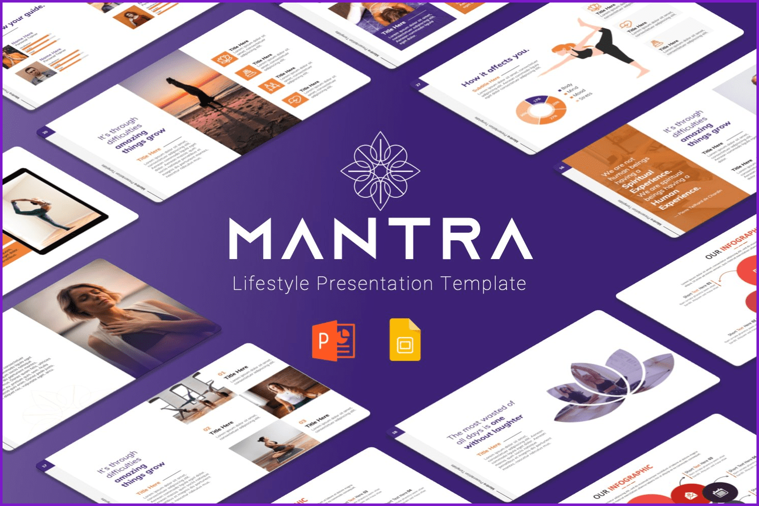 Mantra Lifestyle PPTX Template.