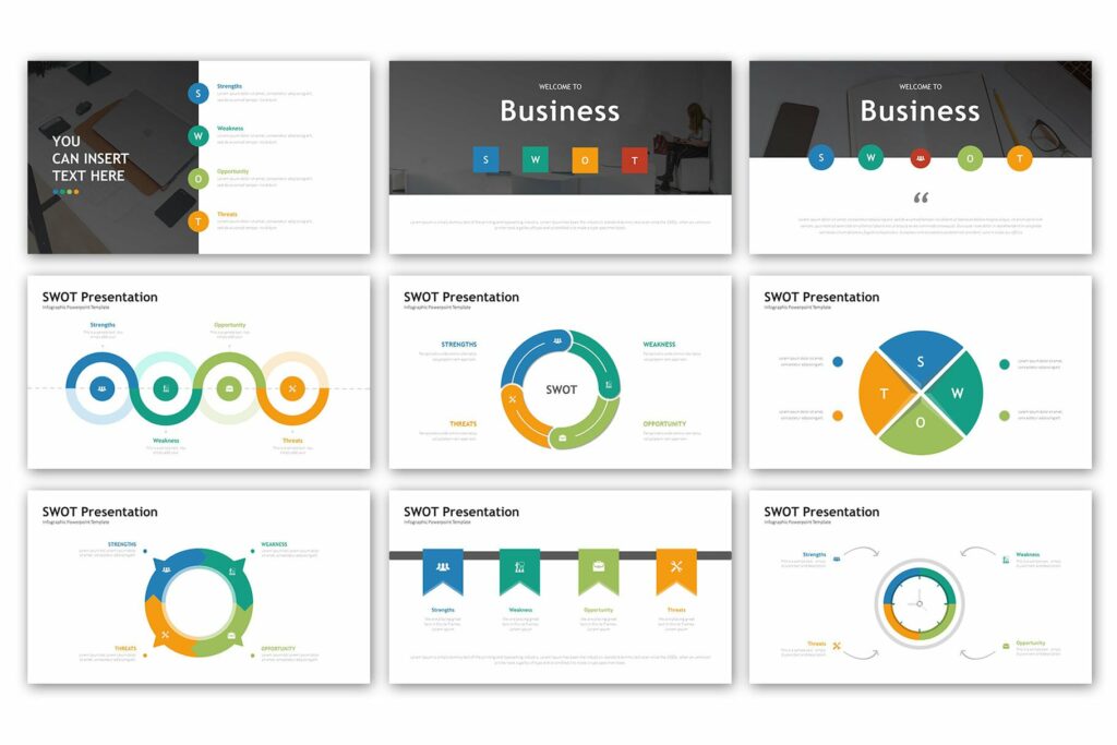 SWOT - Infographic Template – MasterBundles