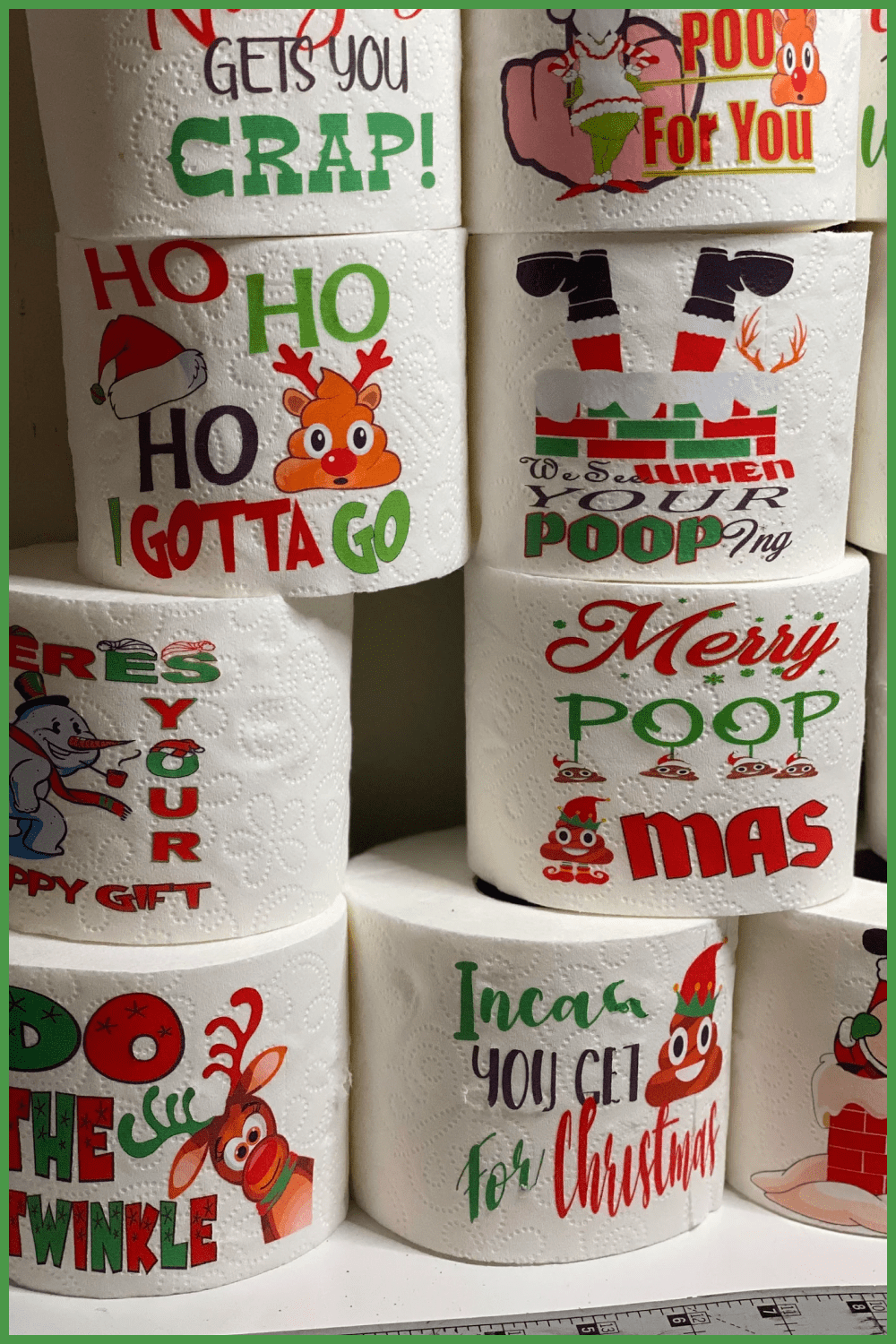 20 Christmas Bundle PNG Toilet Paper Images.