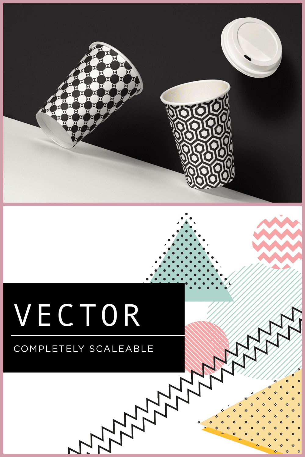 650 Essential Vector Geometric Patterns - Design Cuts