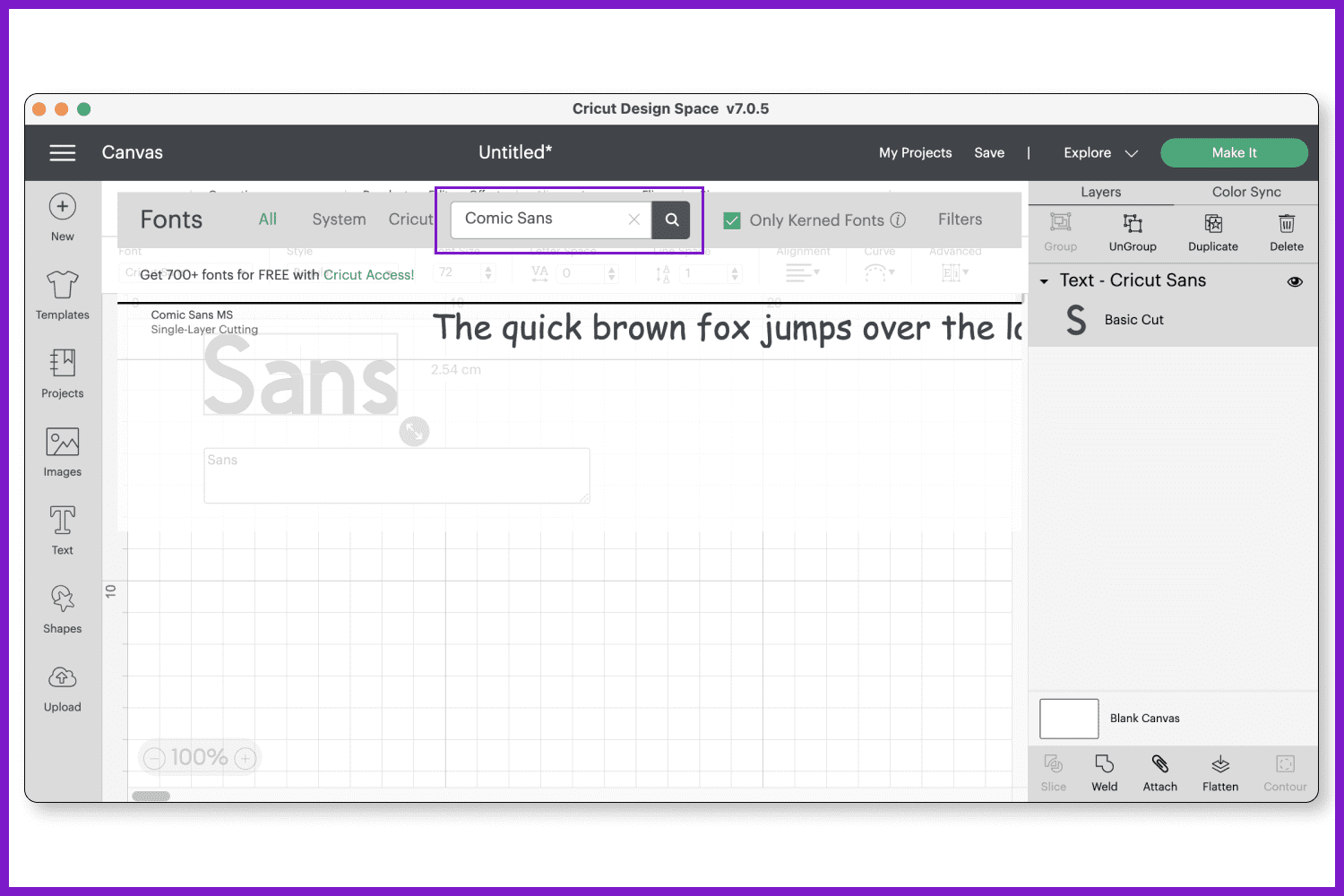 downloaded fonts not showing up in cricut 2021