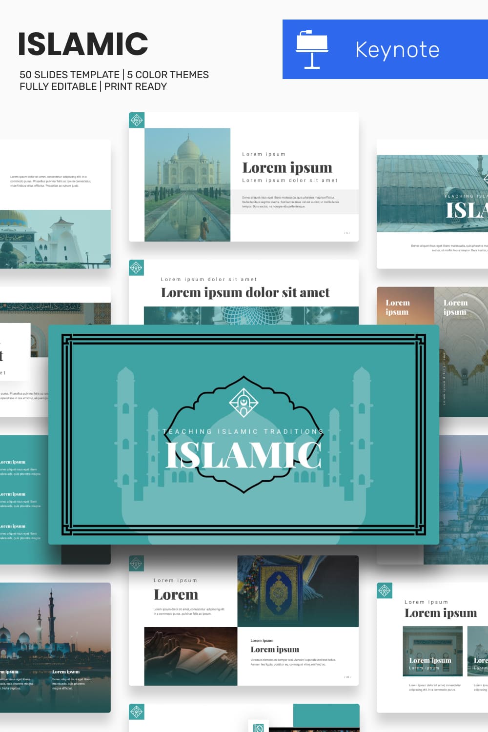 Islamic Presentation Keynote Template.