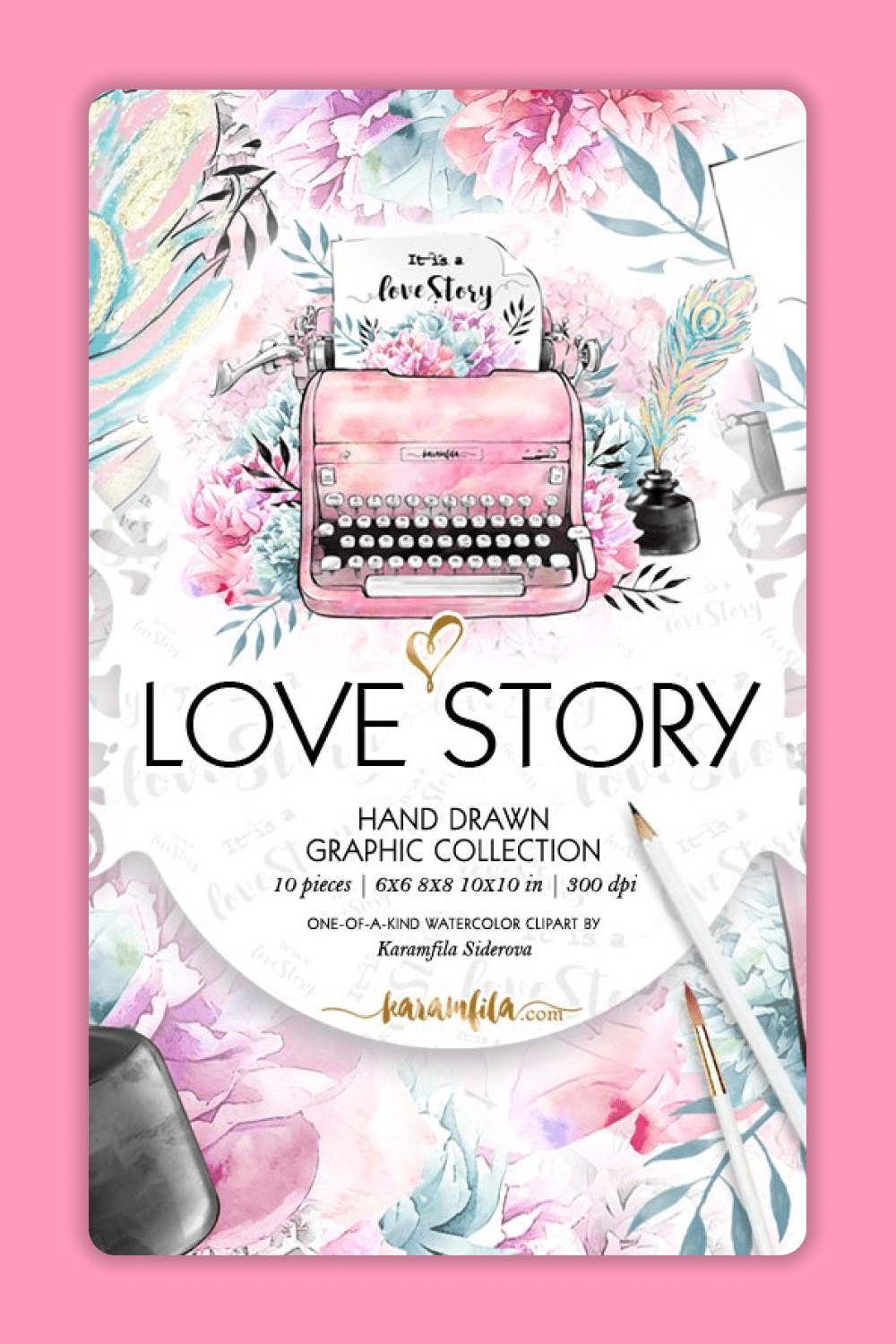 3 love story clipart