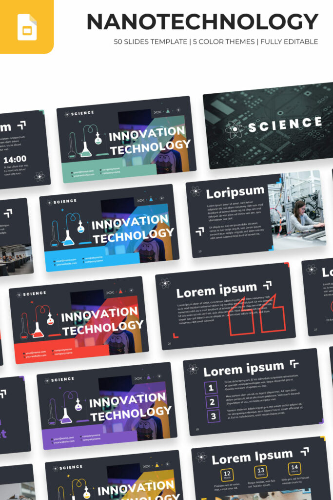 Nanotechnology Google Slides Template – Masterbundles