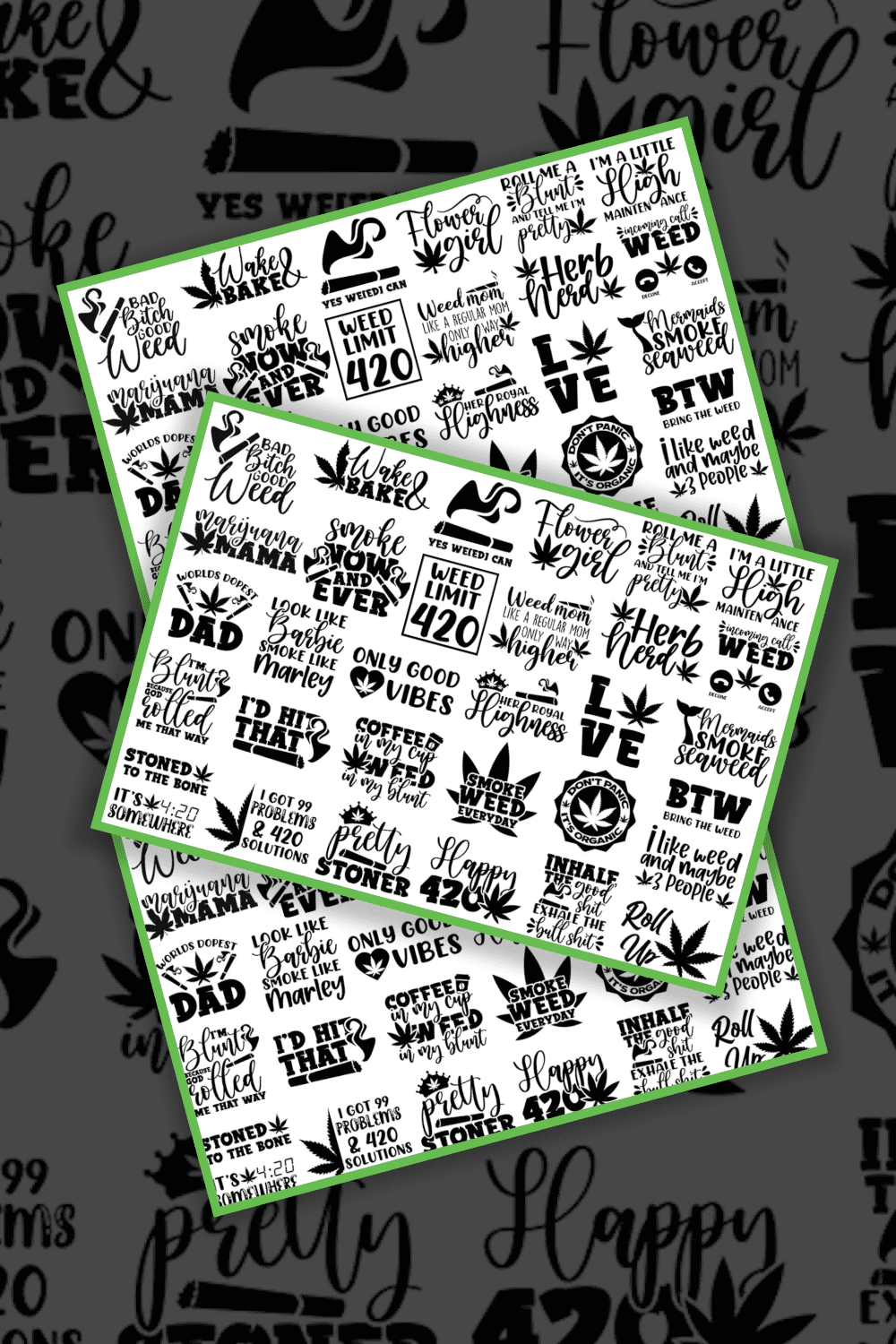 Cannabis SVG Bundle.