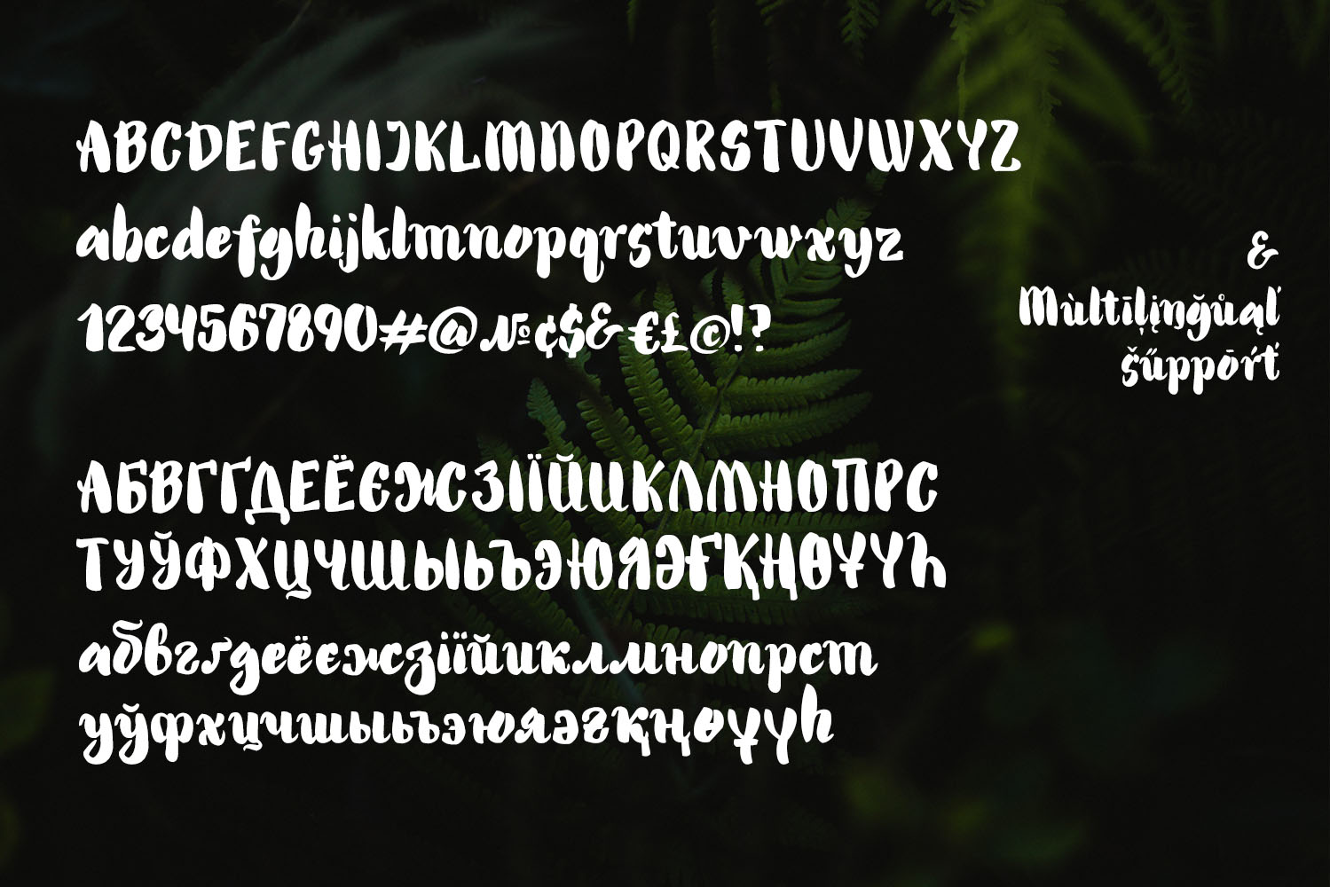 Alanta Cyrillic Brush Bold Fansy Font.