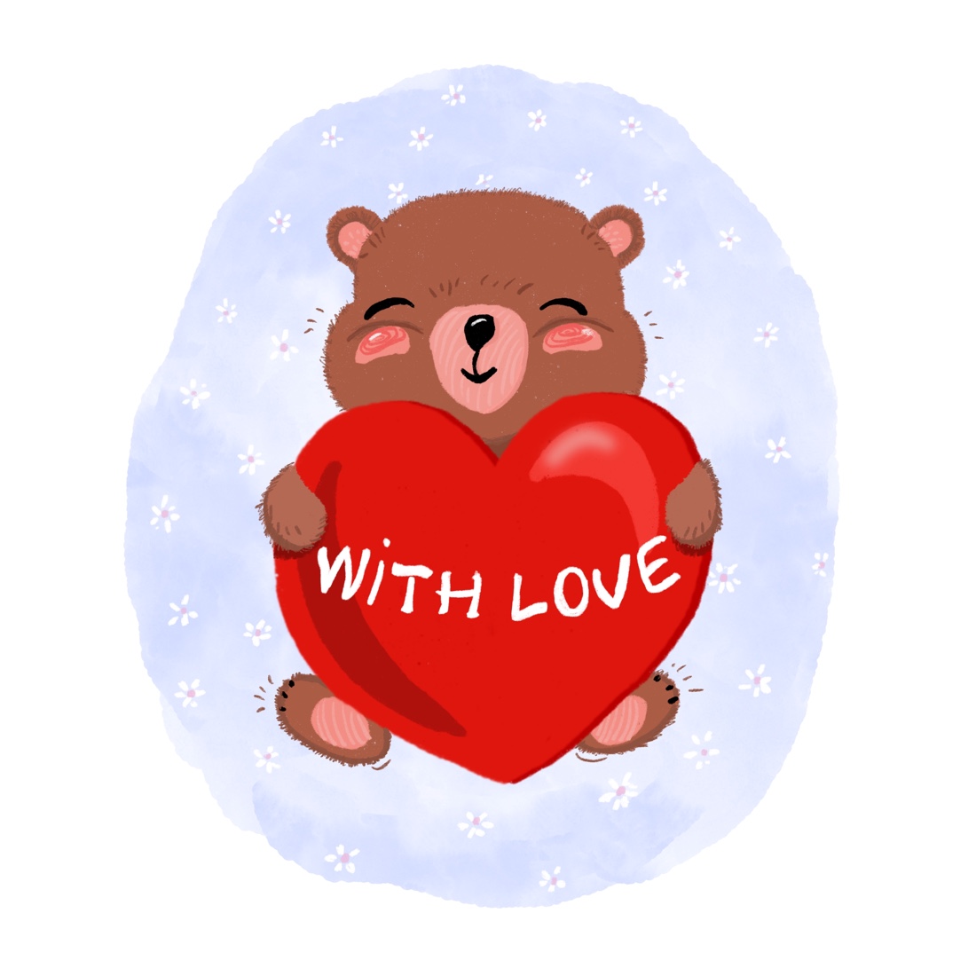 Bear with Heart, With Lov