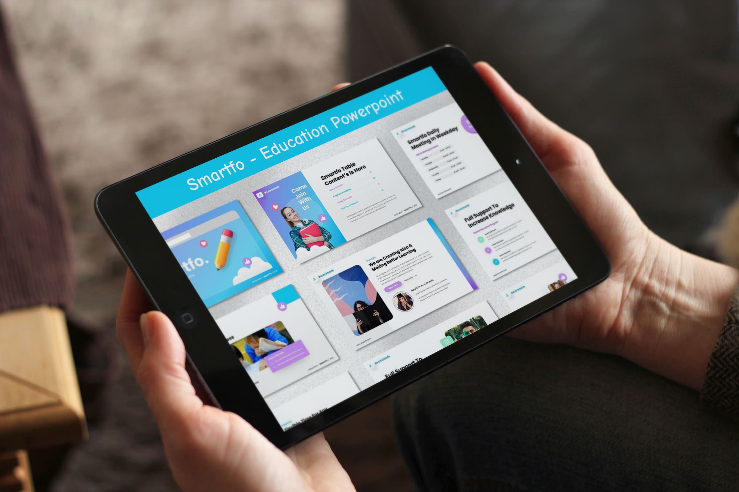 Smartfo - Education Powerpoint - tablet.