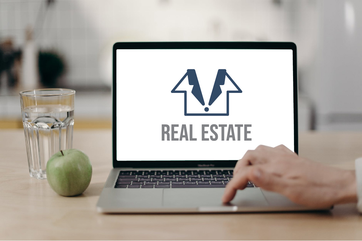 House Real Estate Realty Investment Business Office Logo facebook.