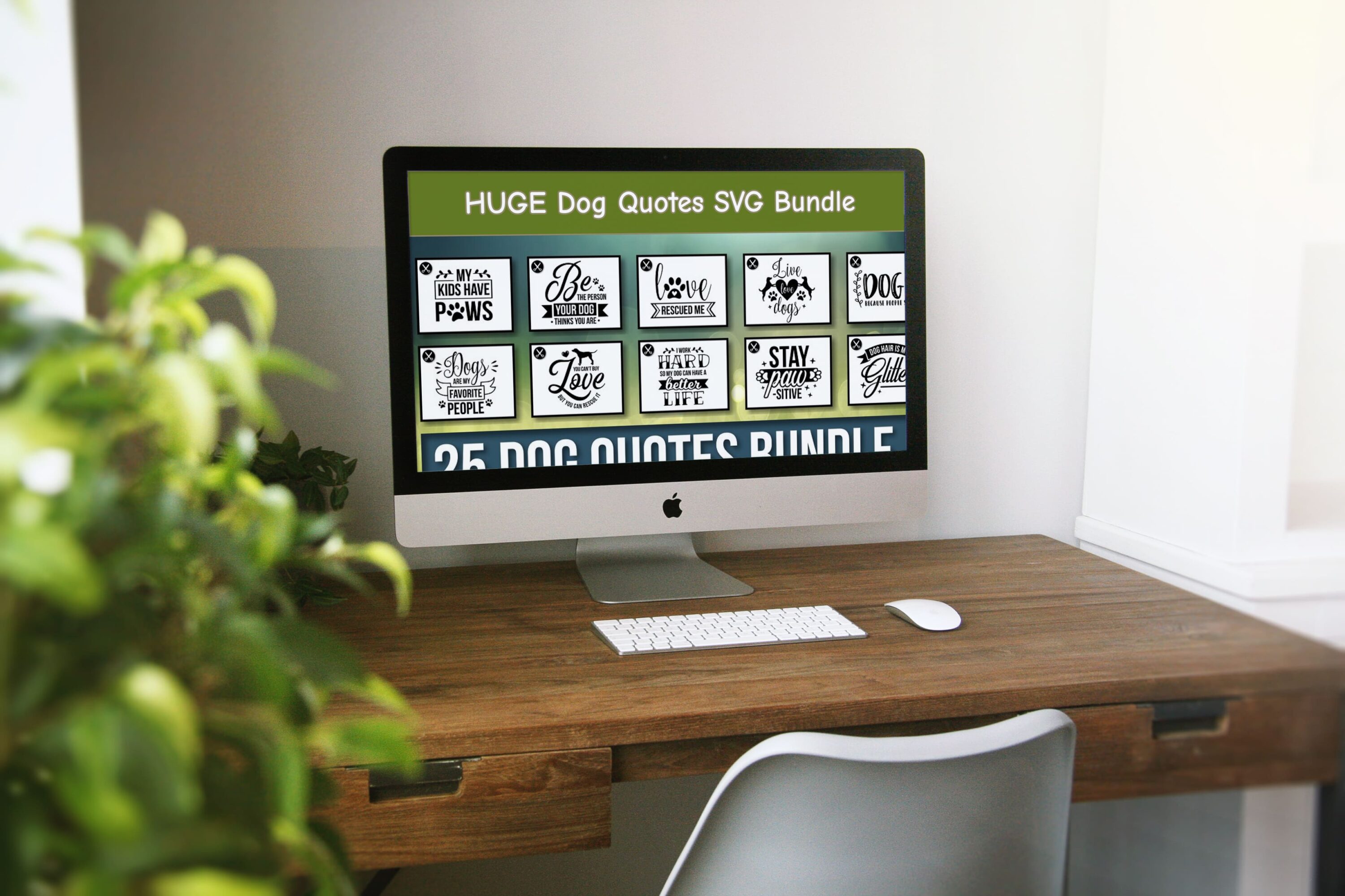 HUGE Dog Quotes SVG Bundle - desktop.