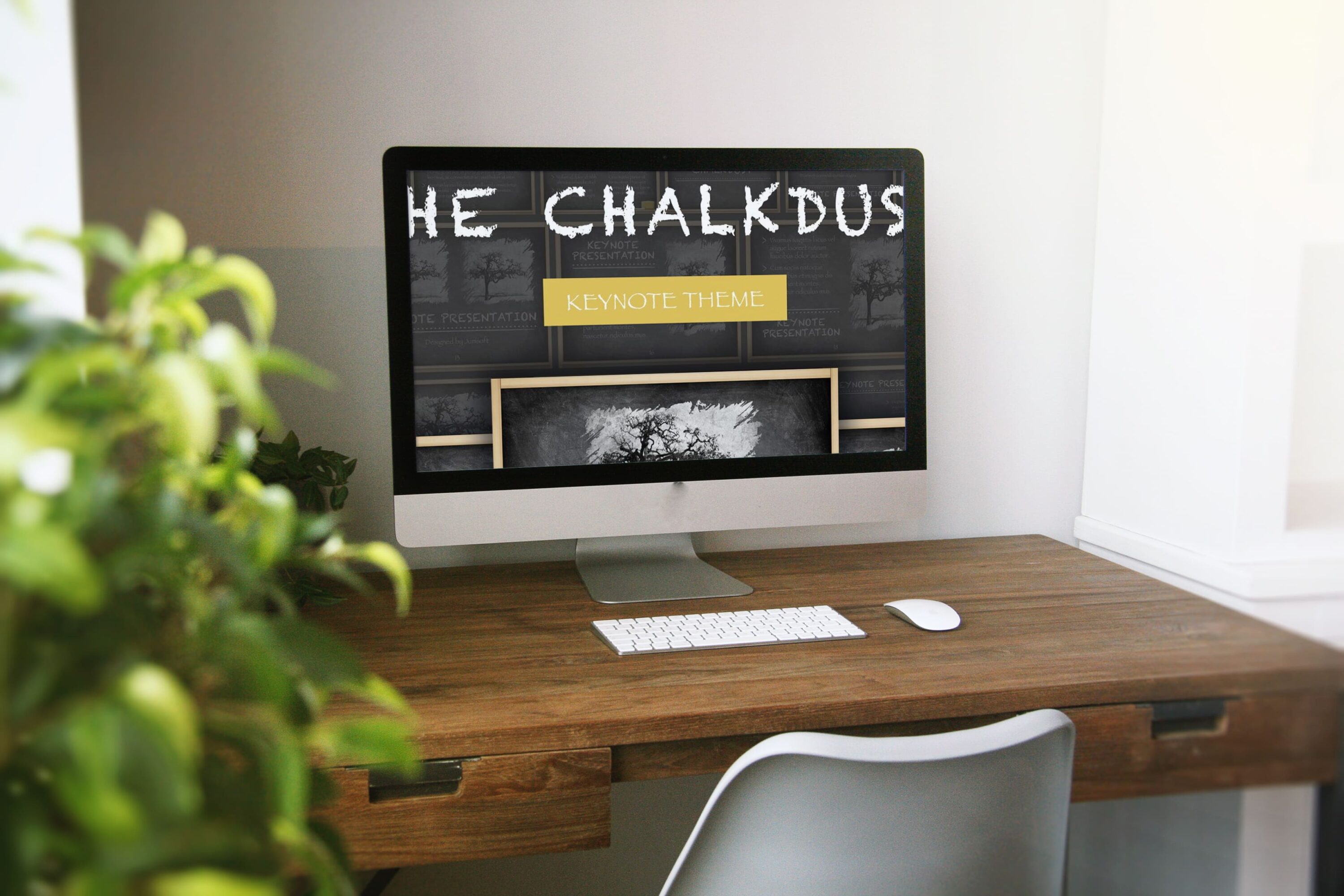Chalkdust Keynote Template - desktop.