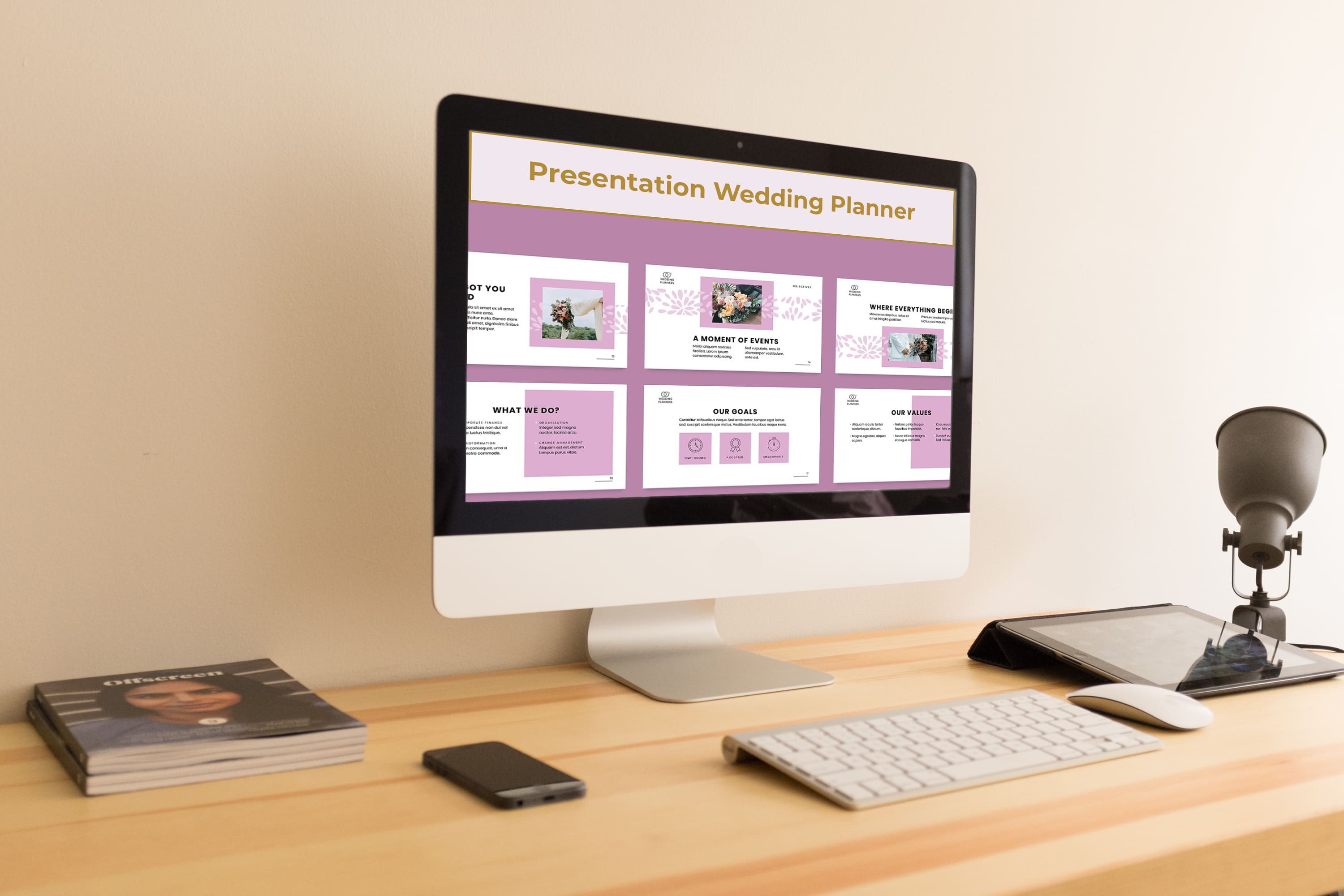 Presentation Wedding Planner - desktop.
