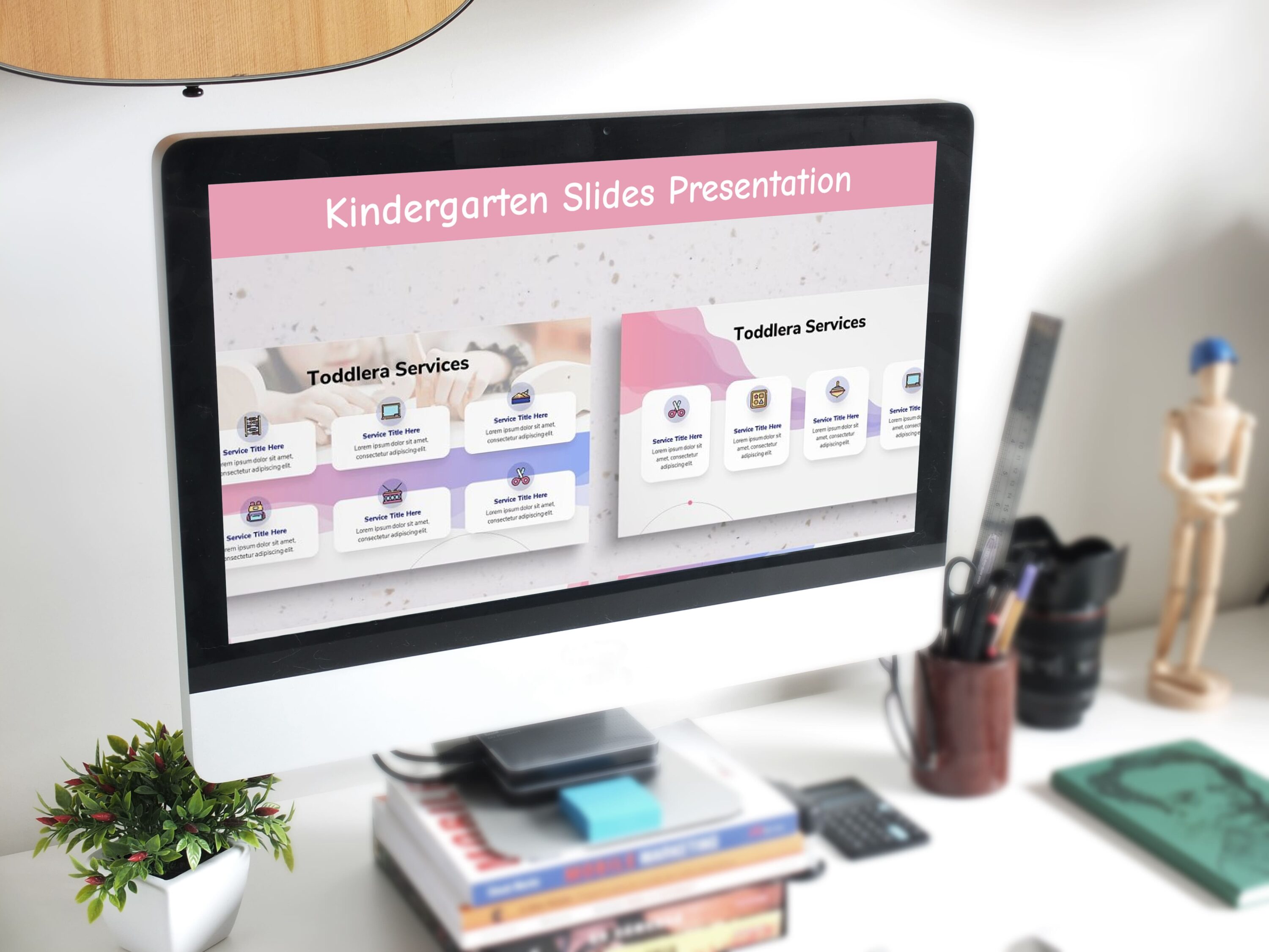 Kindergarten Slides Presentation - desktop.