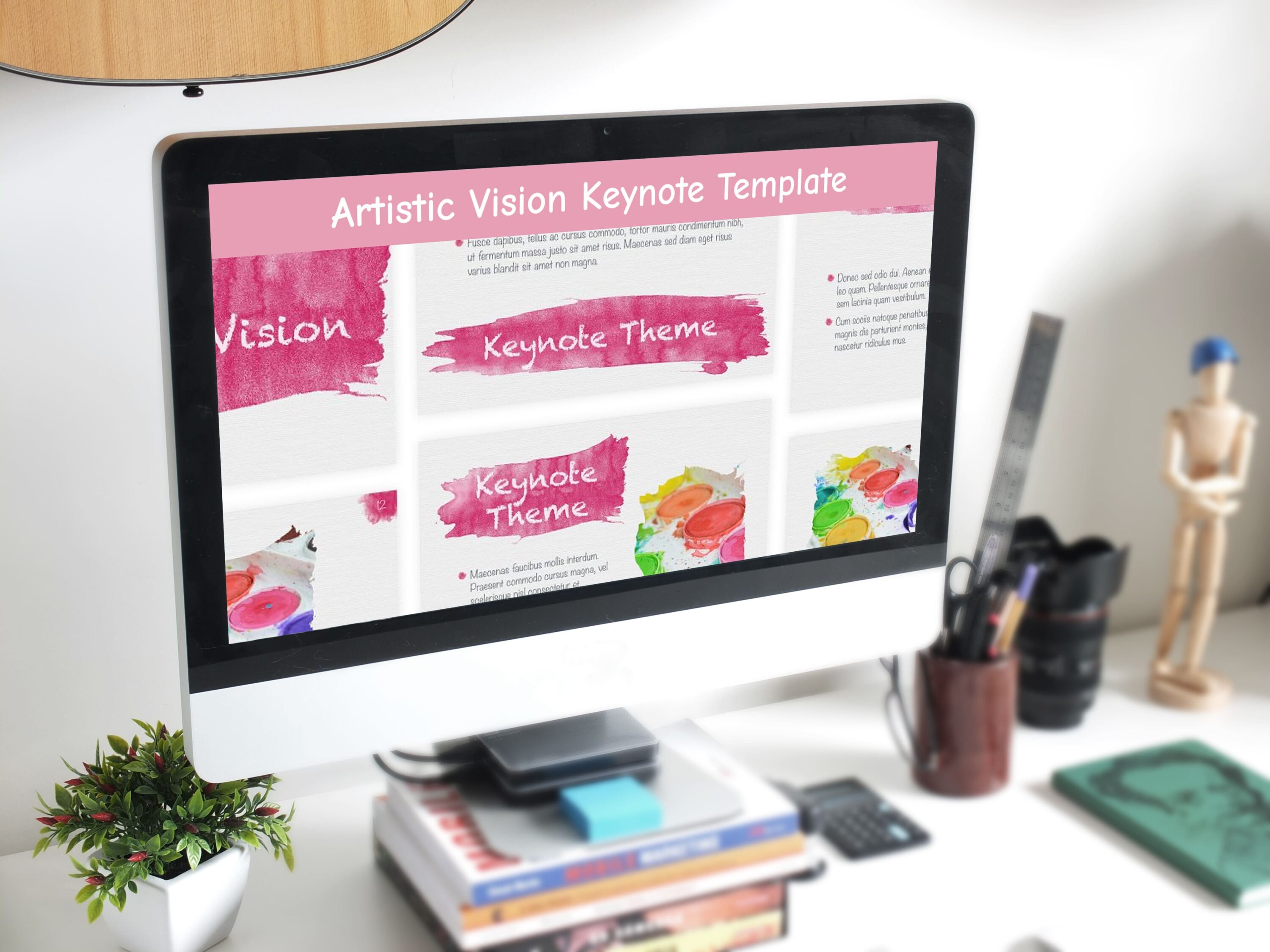 Artistic Vision Keynote Template - desktop.