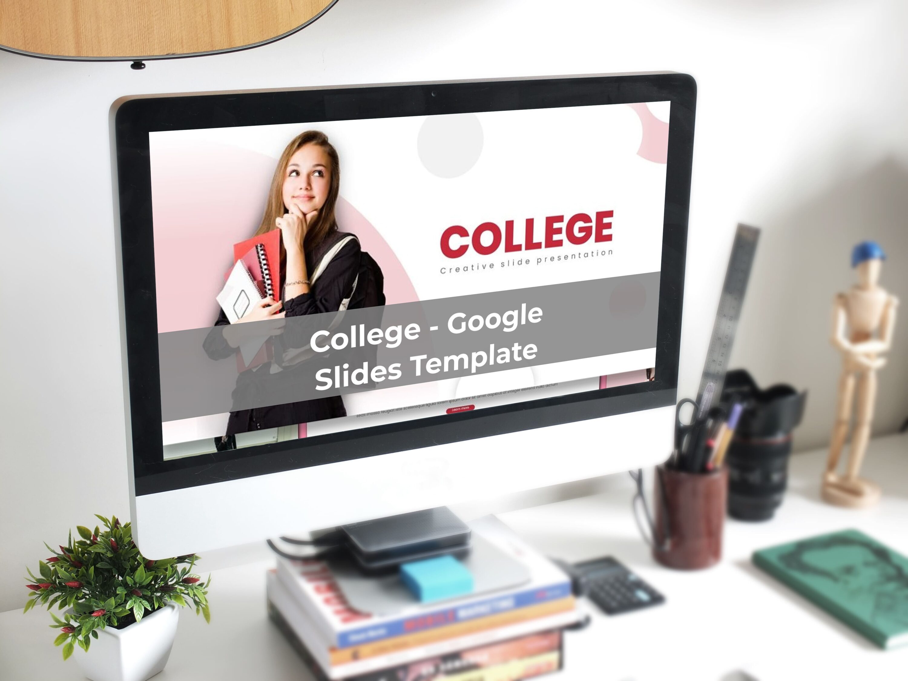 College - Google Slides Template - desktop.