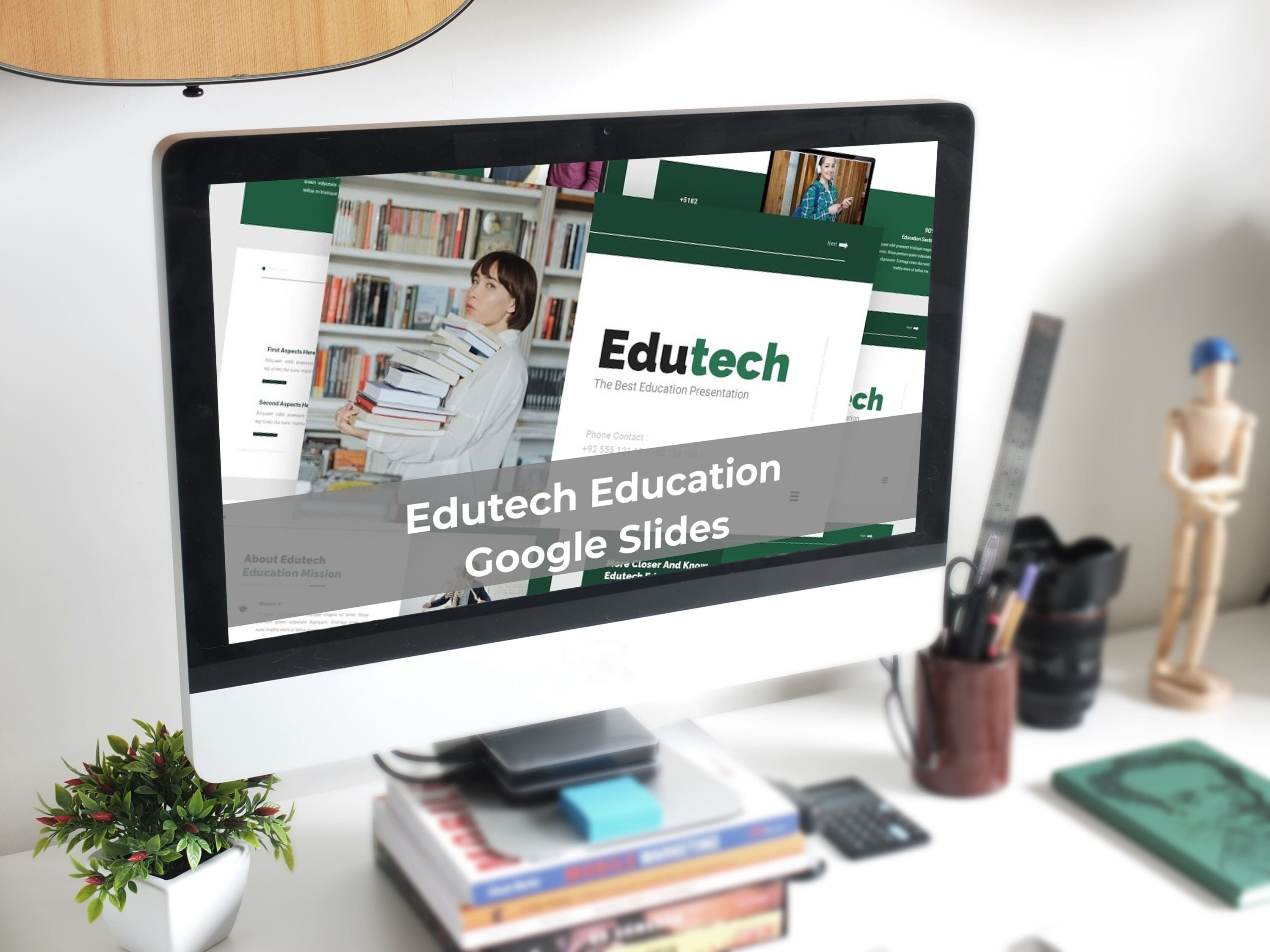 Edutech Education Google Slides - desktop.