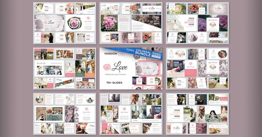 Love - Wedding Powerpoint Template – MasterBundles