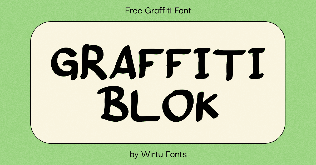 Graffiti Blok Free Font for Facebook.