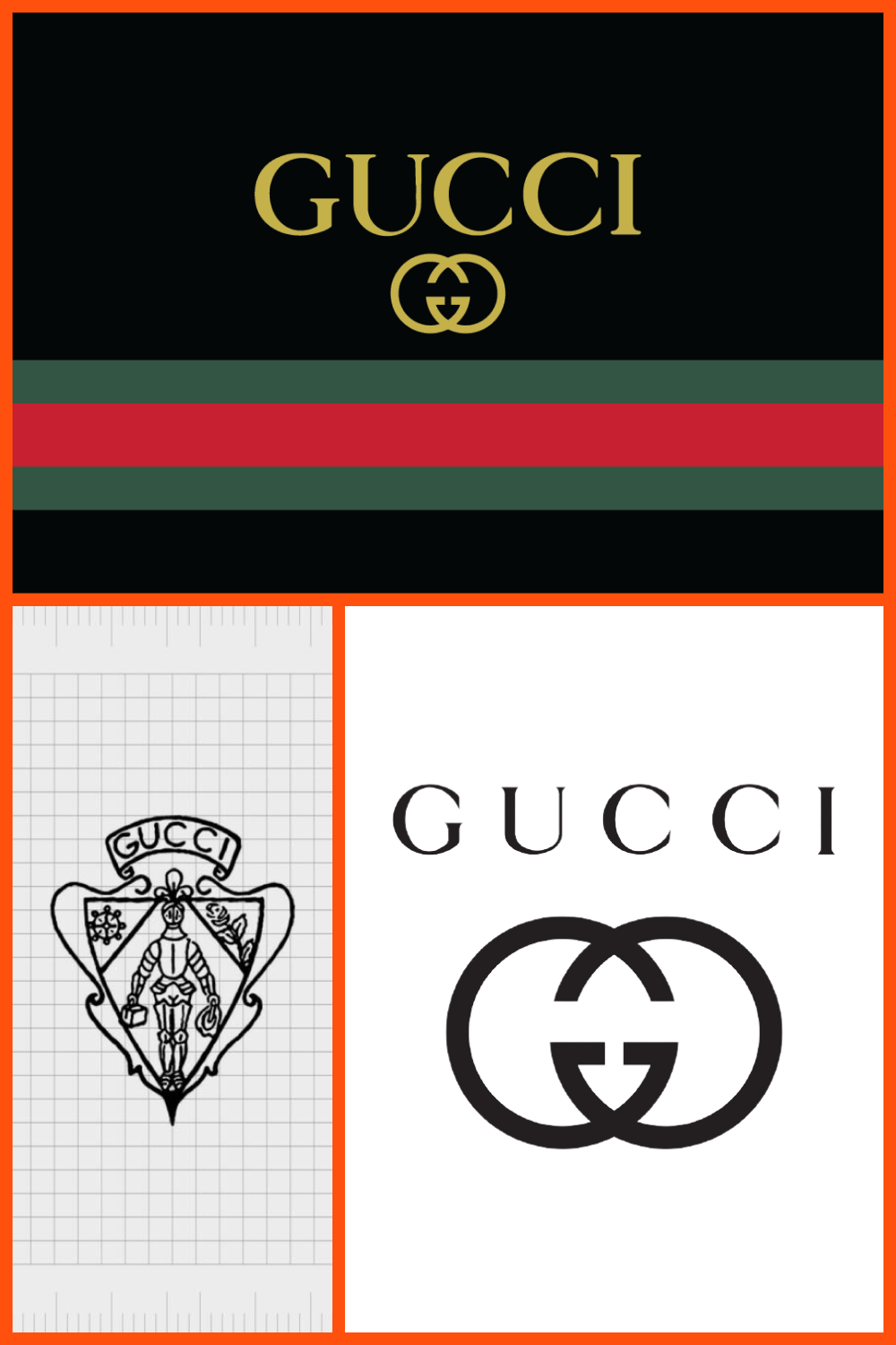 gucci logo pinterest