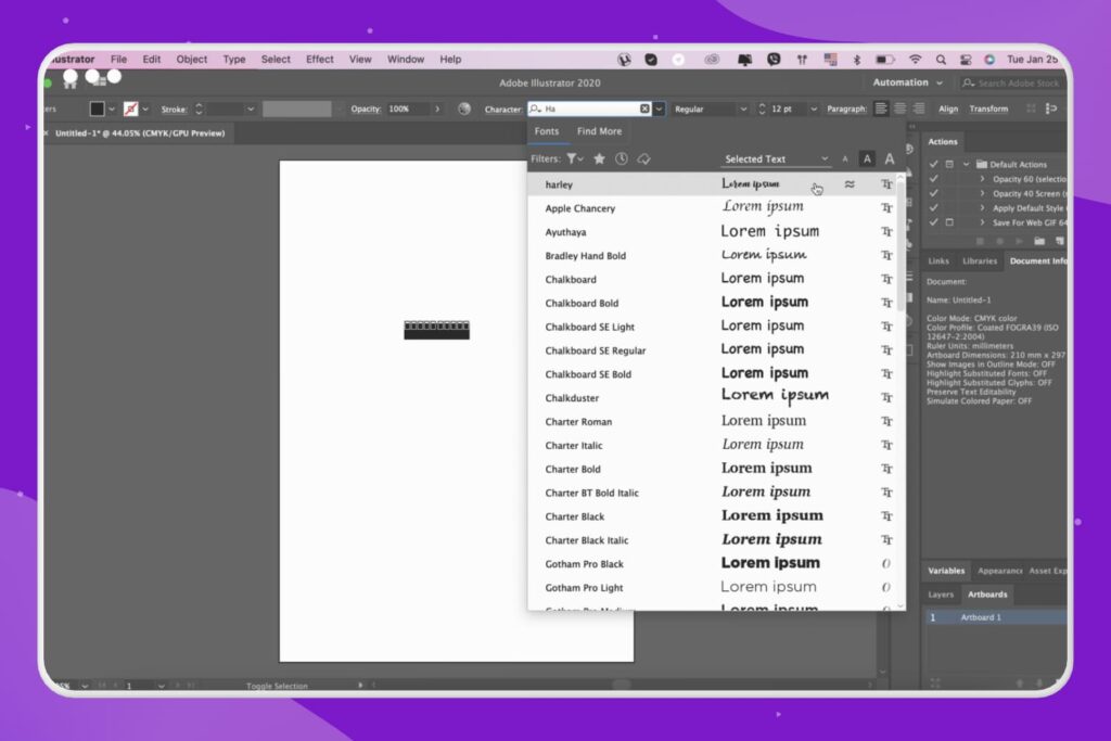 How To Import Font Into Illustrator - MasterBundles