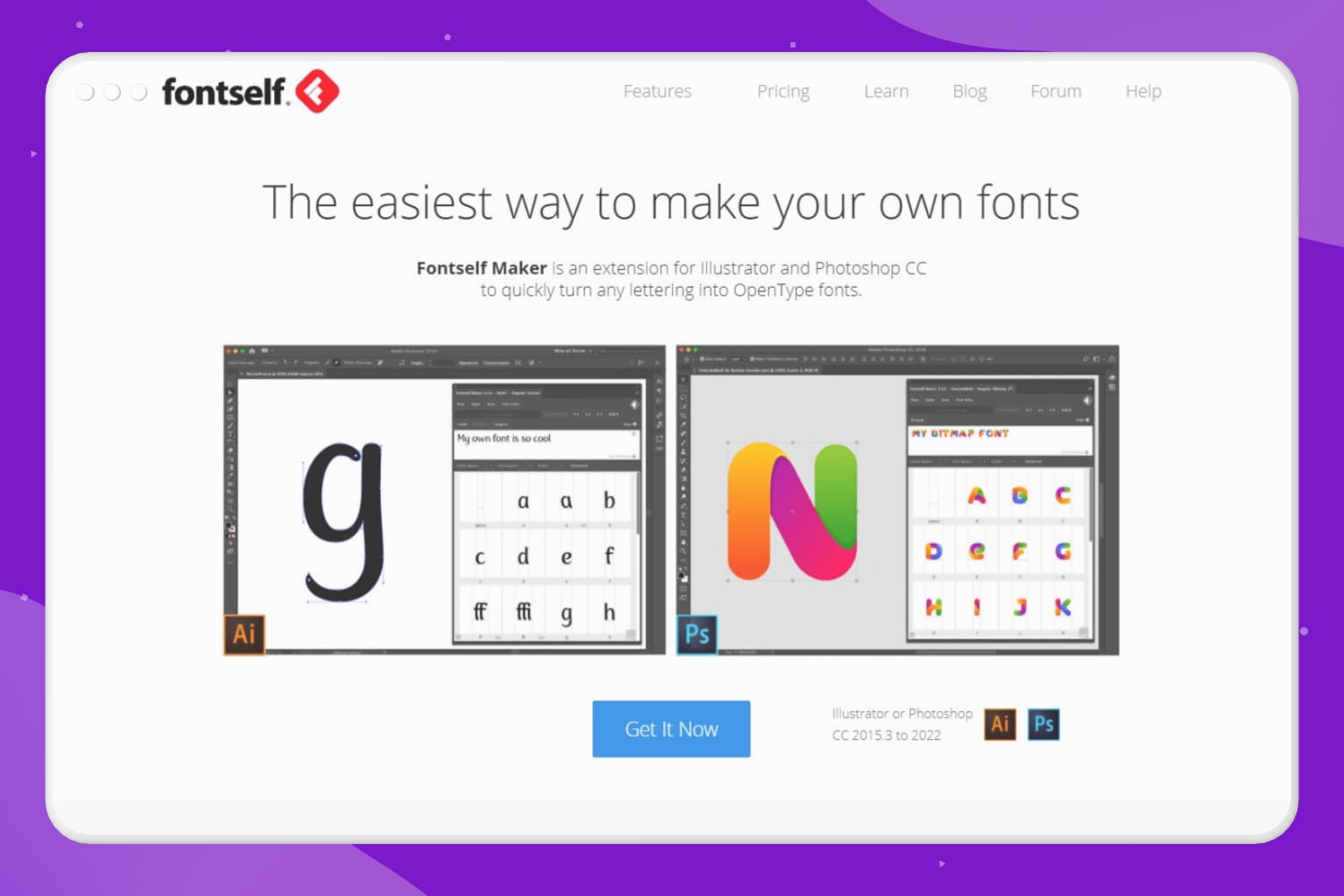 Fontself - The Easiest Font Maker For All Creatives