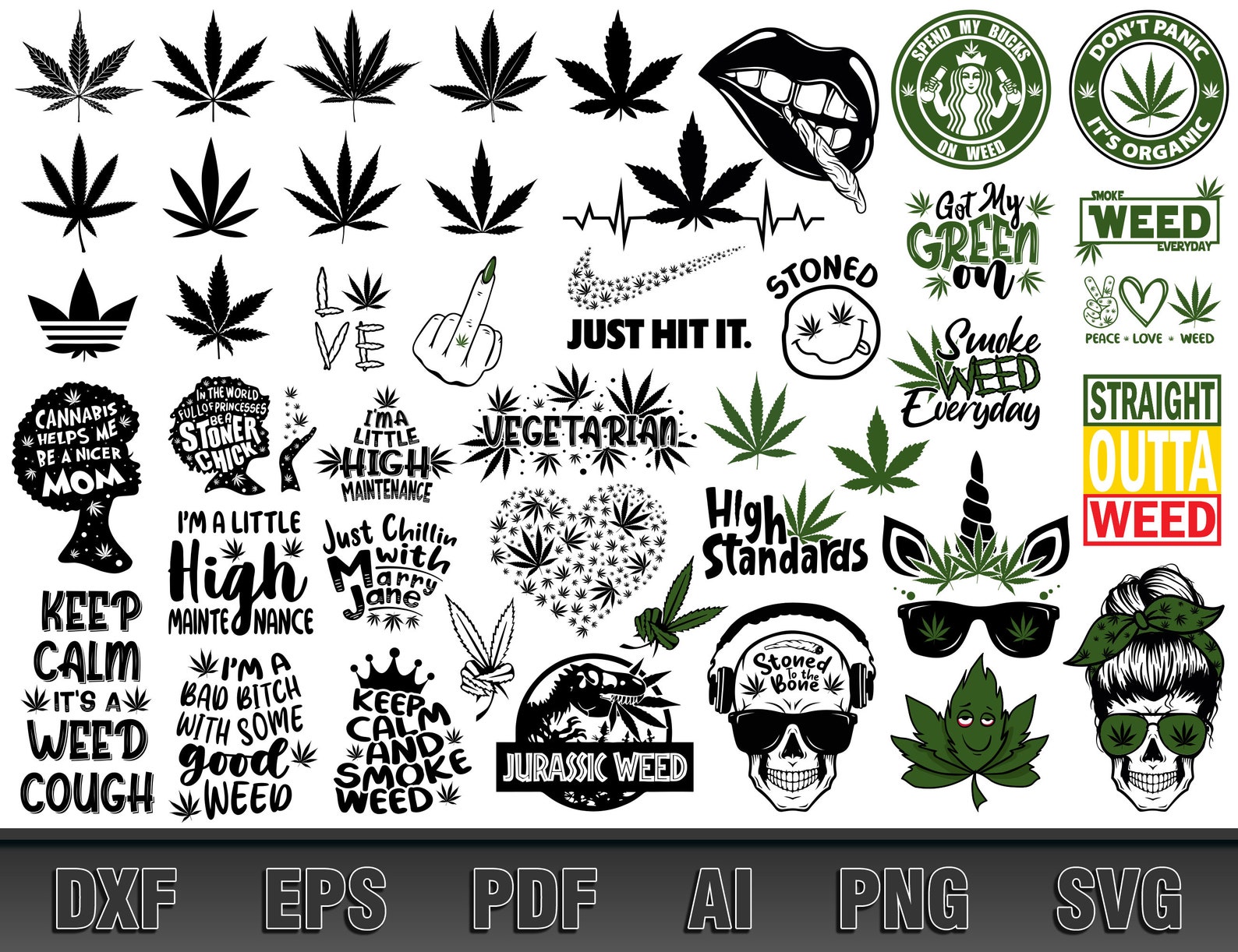 Diverse of cannabis.