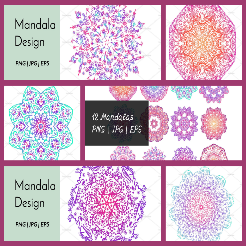 Lacy Mandalas Set – MasterBundles